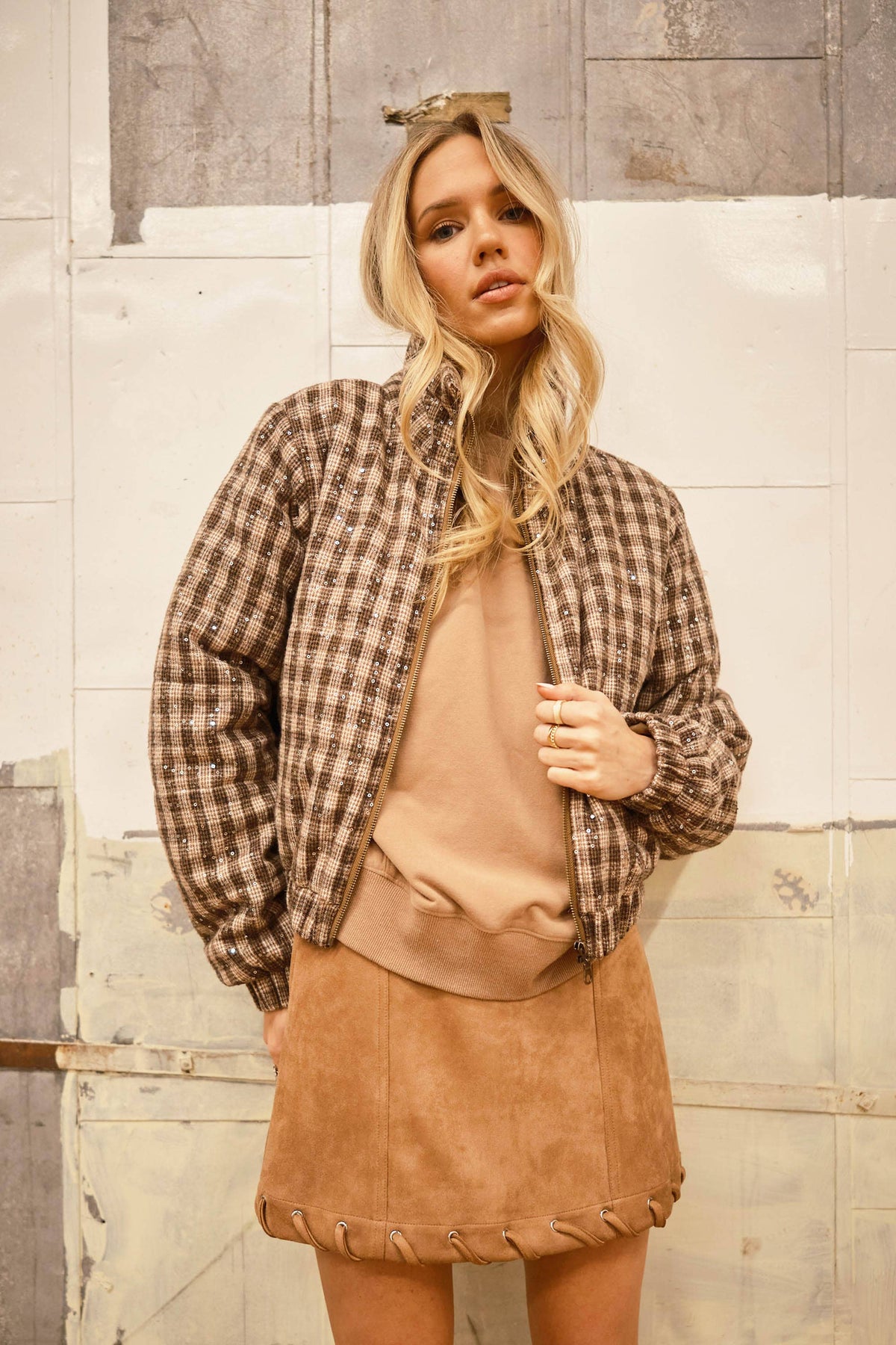 Copper Sequin Jacket
