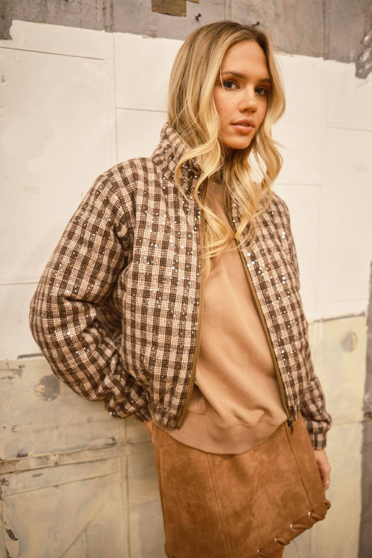 Copper Sequin Jacket