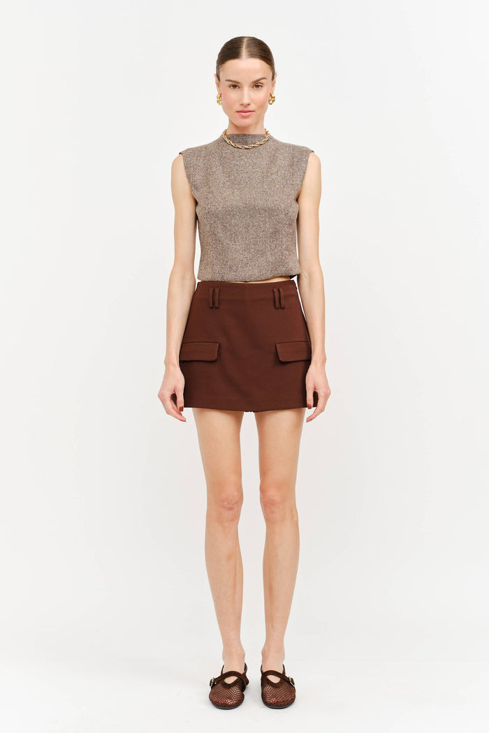 Madi Top in Mocha