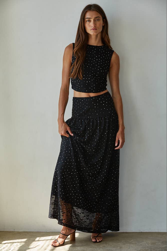 Renee Studded Skirt