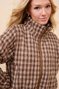 Copper Sequin Jacket