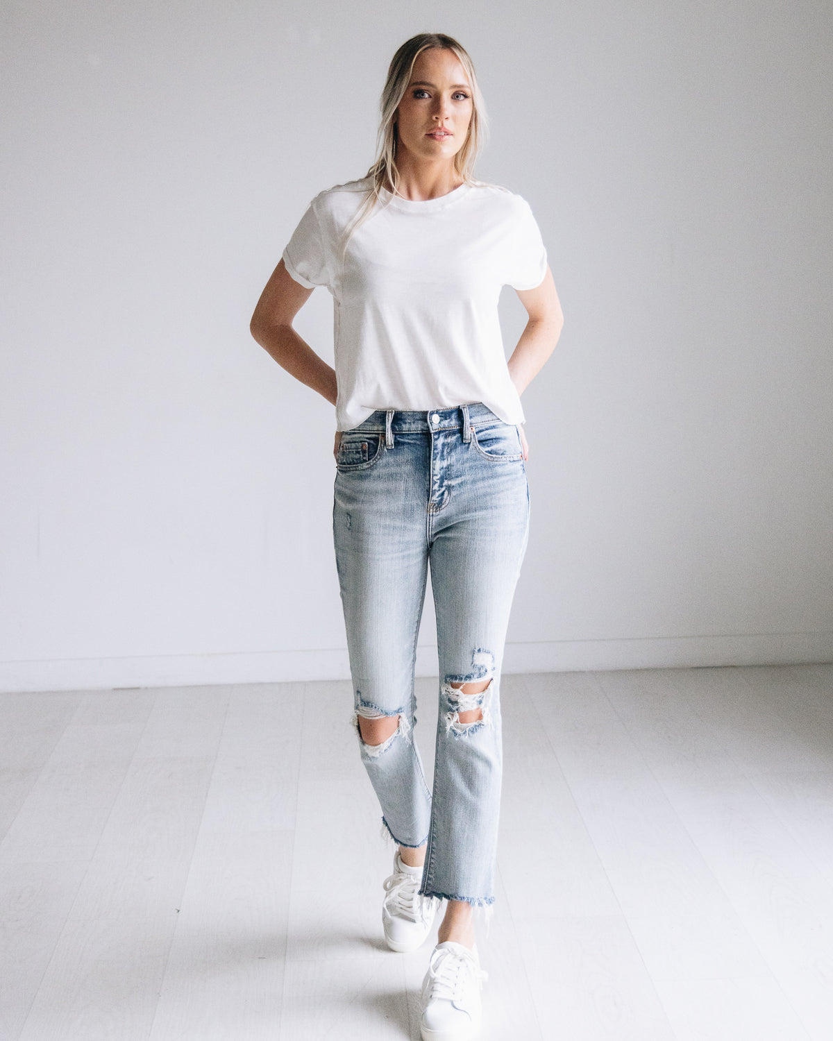 Daze Denim Skinny Straight Jeans