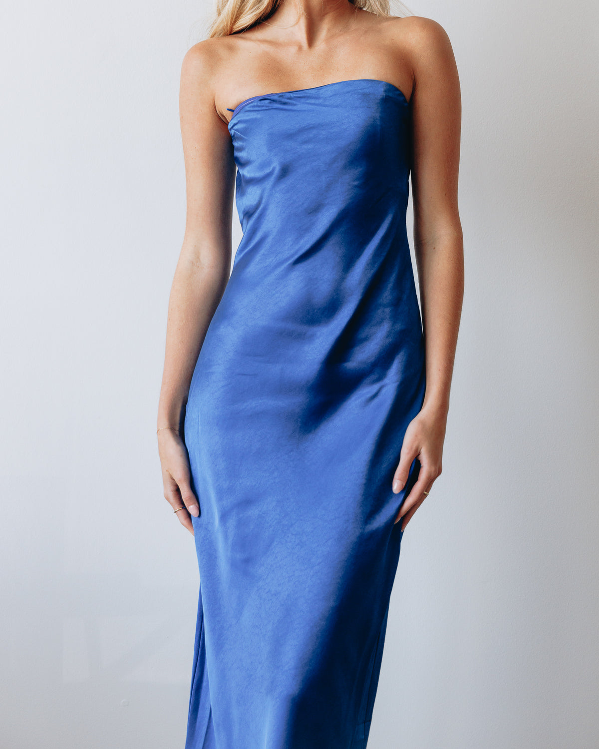Stella Strapless Midi Dress
