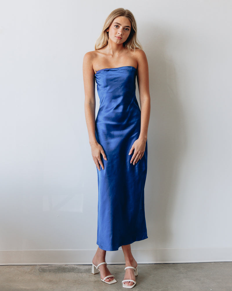 Stella Strapless Midi Dress