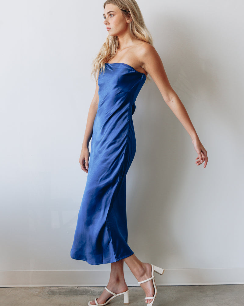 Stella Strapless Midi Dress