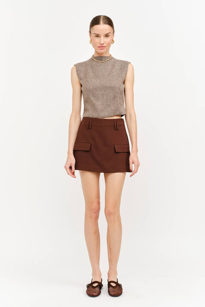 Madi Top in Mocha