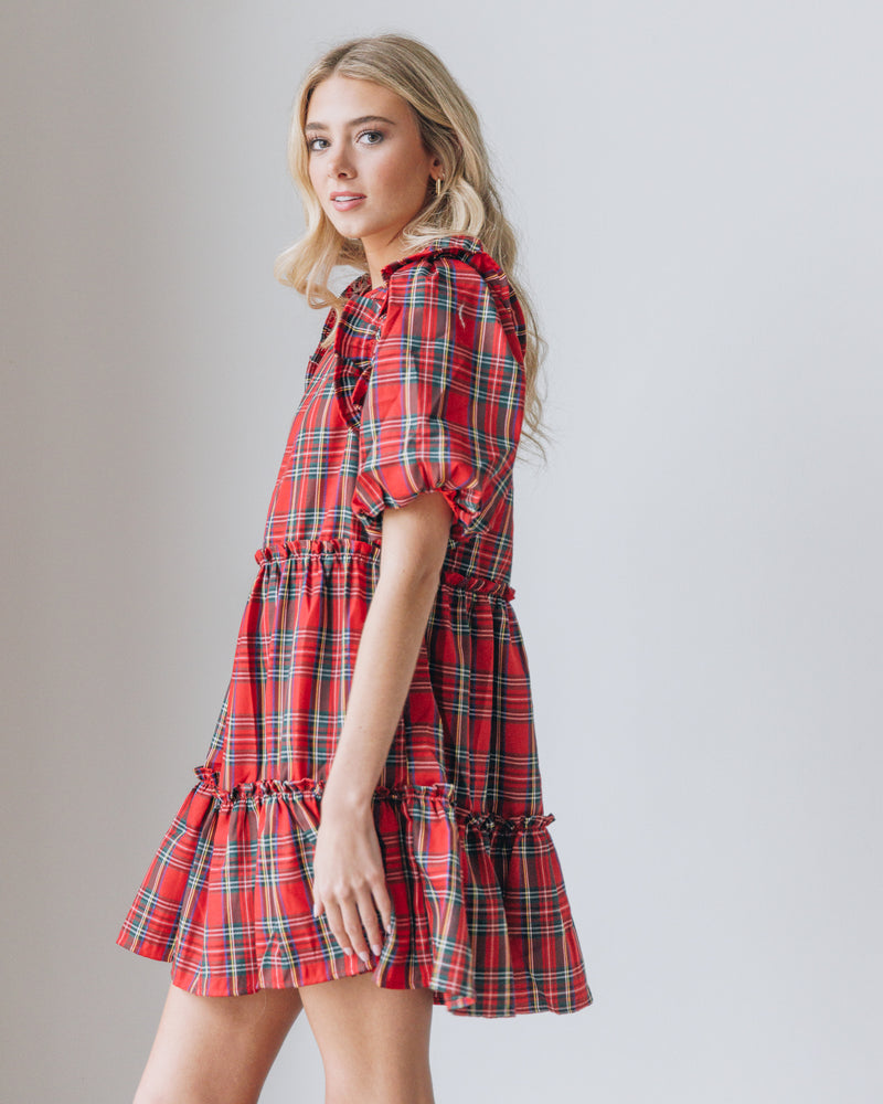Caroline Plaid Dress