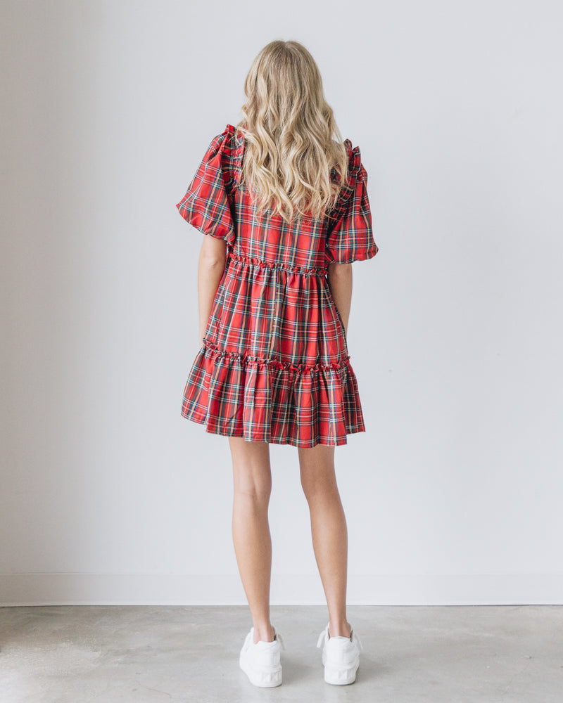 Caroline Plaid Dress