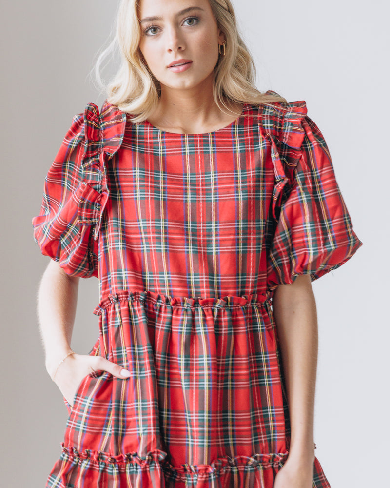 Caroline Plaid Dress