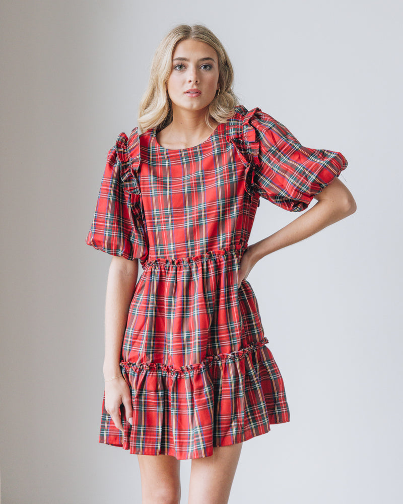 Caroline Plaid Dress