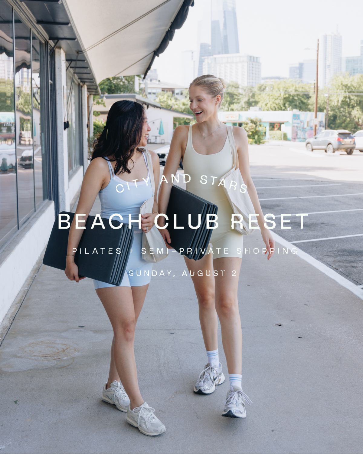 Beach Club Reset: Pilates + Private Shopping