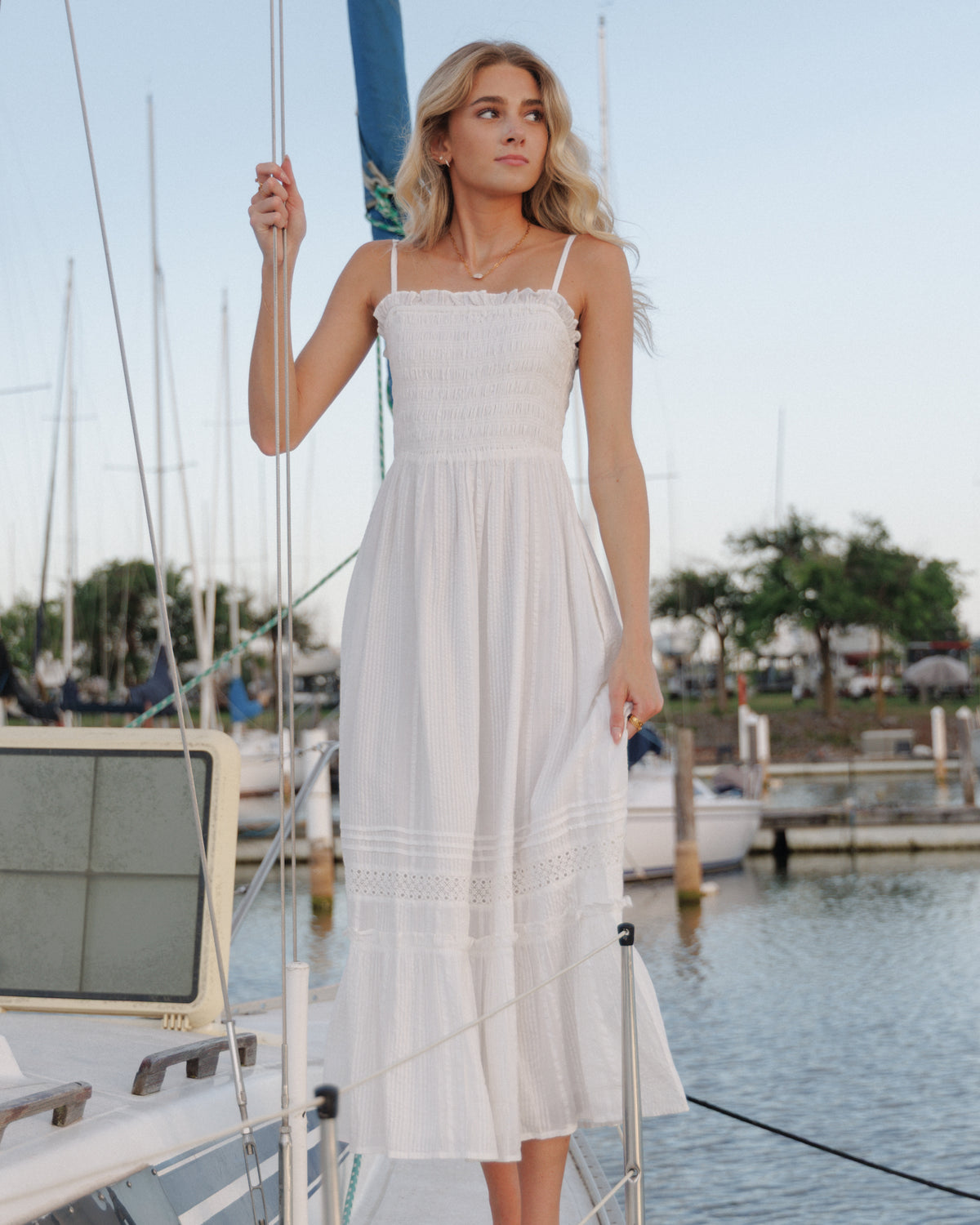 CLEOBELLA Magnolia Ankle Dress
