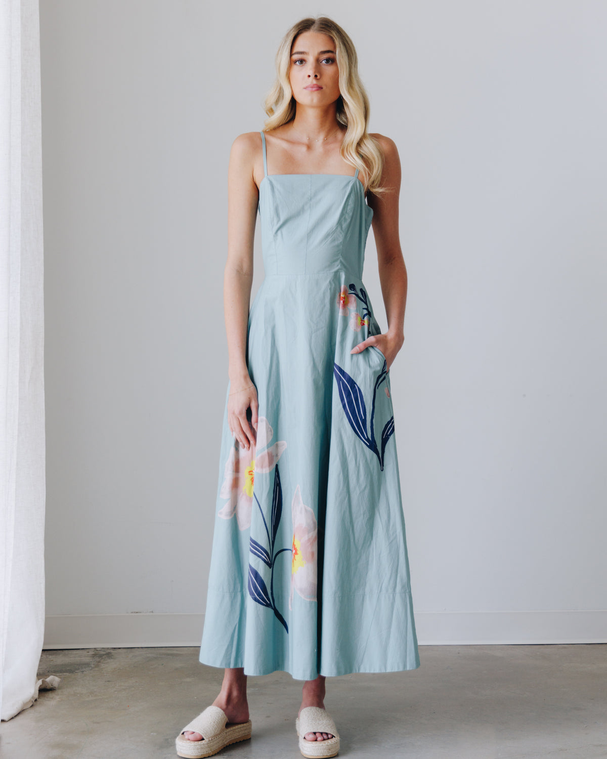 cleobella maxi dress Cleobella Women's Floral Print Ruffle Clara Maxi Dress