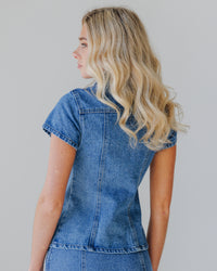 Carly Denim Top