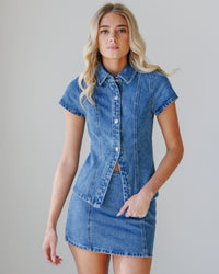 Carly Denim Skirt