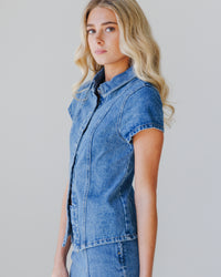 Carly Denim Top