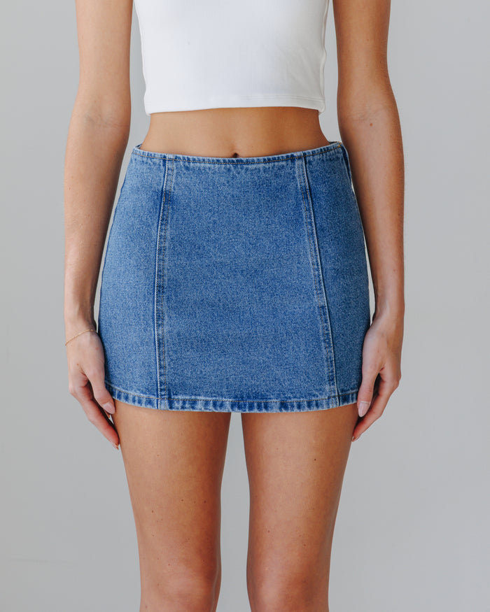 Carly Denim Skirt