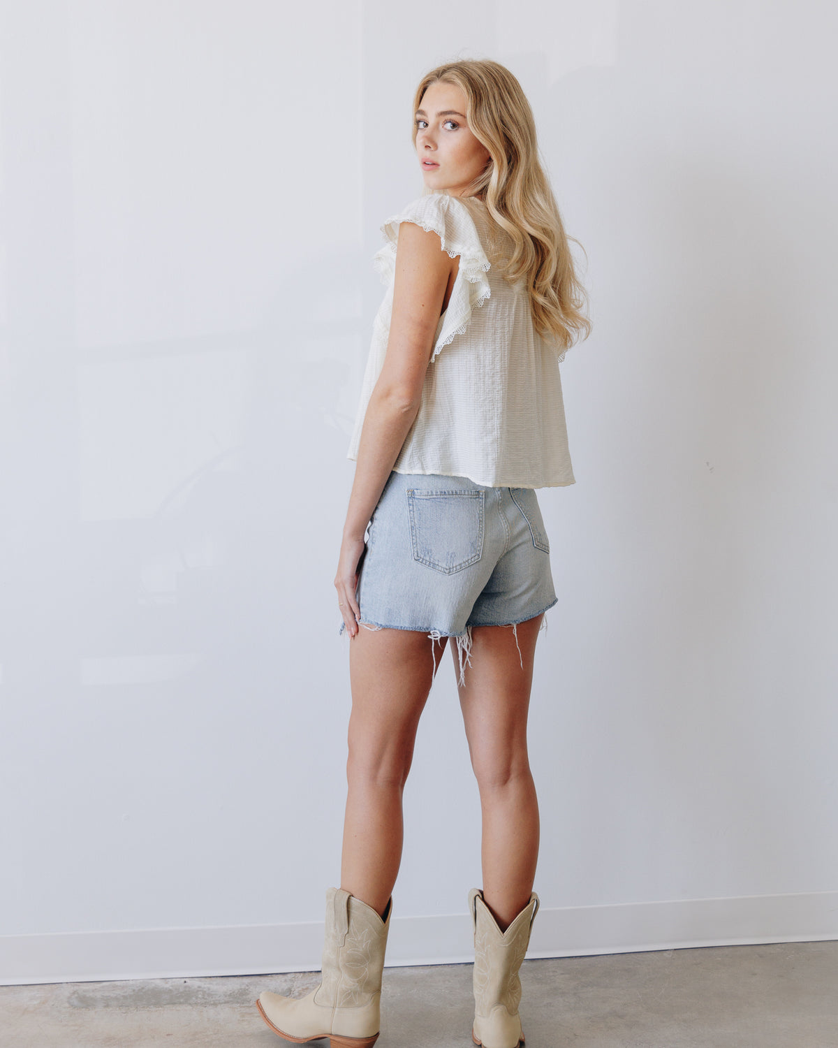 Posey Embroidered Top