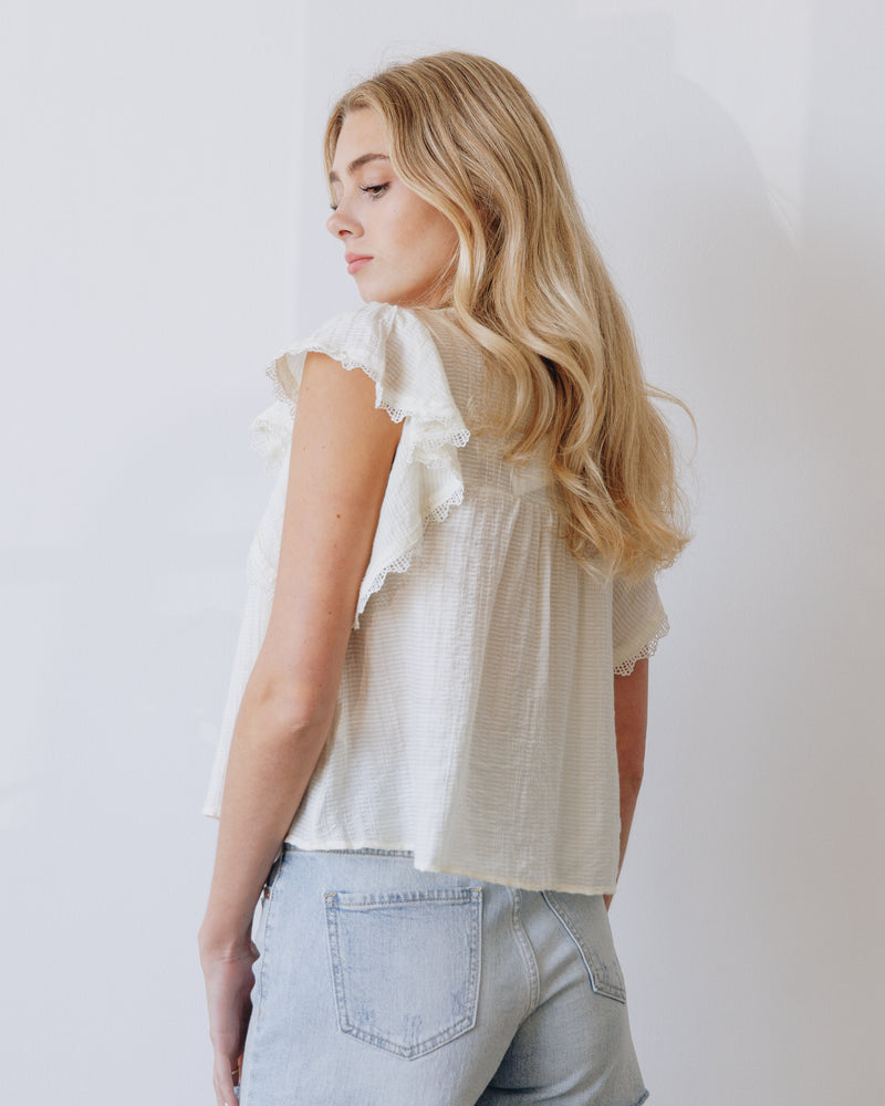 Posey Embroidered Top