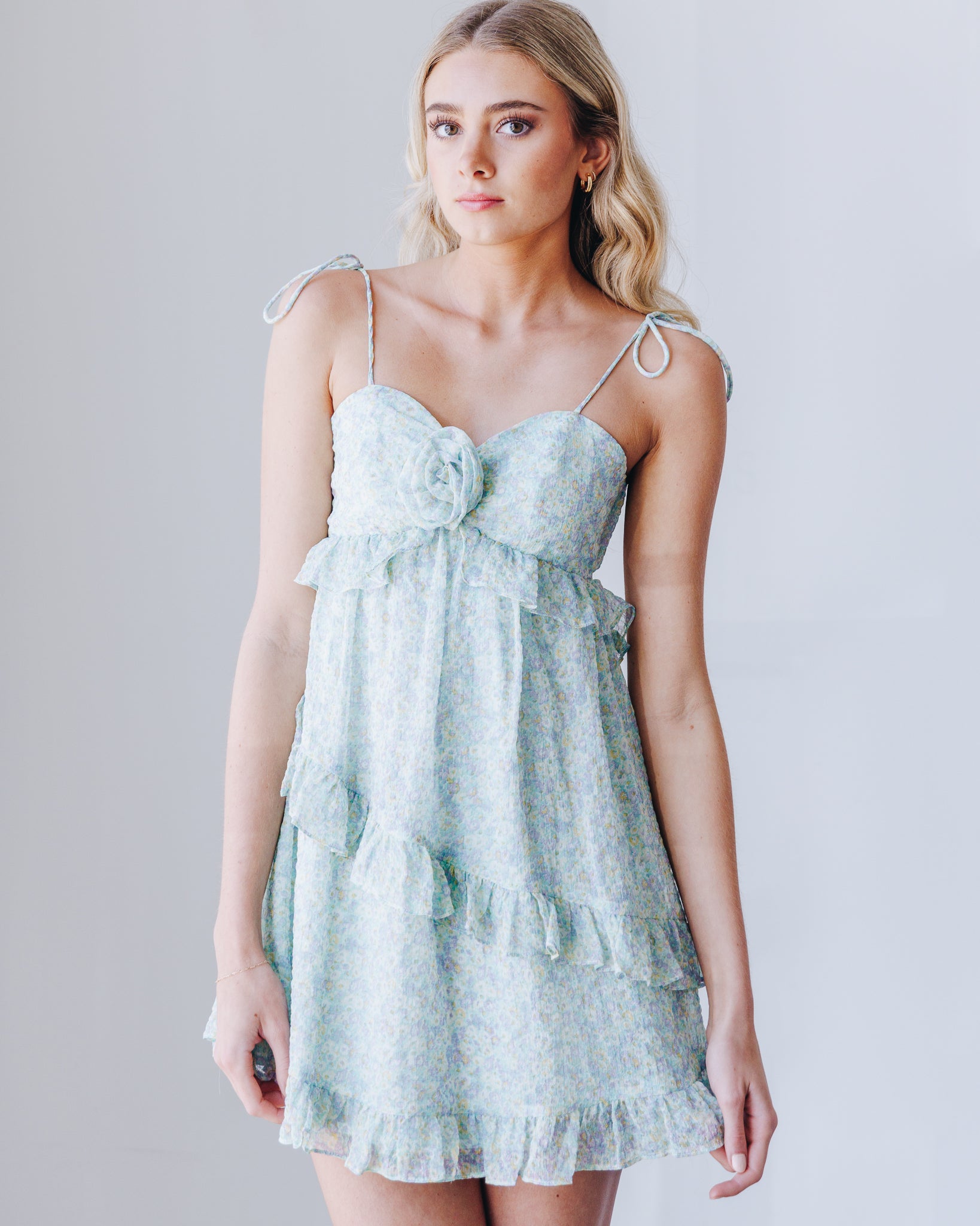 lace baby doll dress Rosalie Babydoll designed specifically with a SIZE:9.5D Green sweetheart neck tulle YGroup_aaliyah_satin_dress