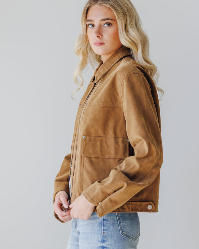 Blair Vegan Suede Jacket