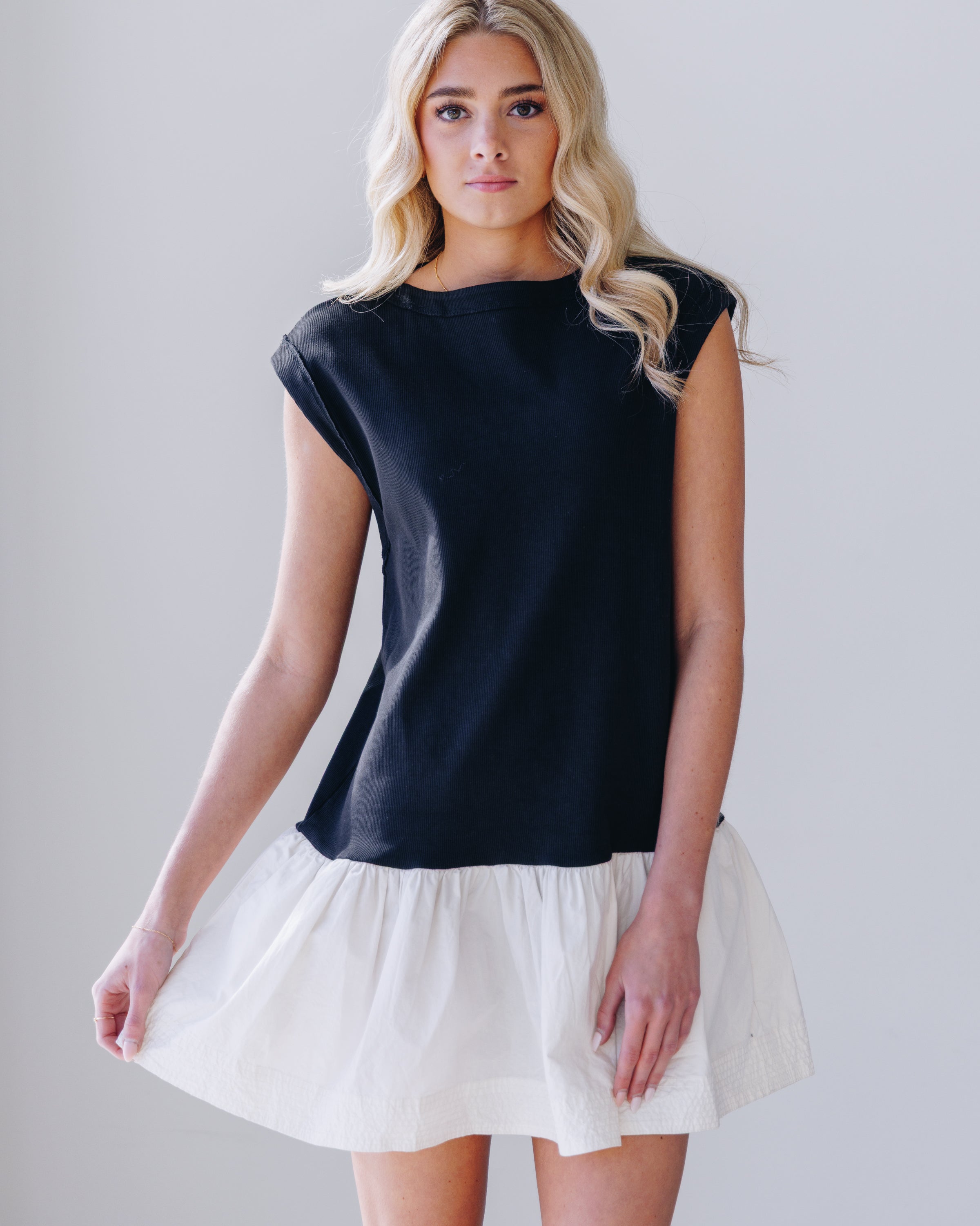 (取寄) フリーピープル レディース ミニ Free People women Enya Mini Black Combo FREE PEOPLE Enya Mini Dress | City and Stars