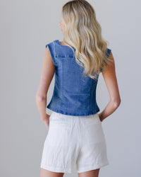 Marilyn Denim Corset