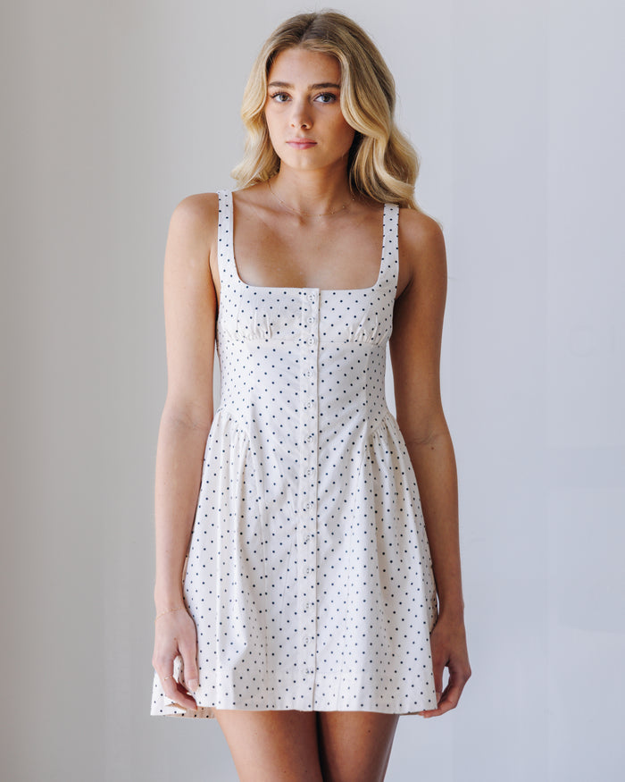 Astrid Oxford Mini Dress - Printed