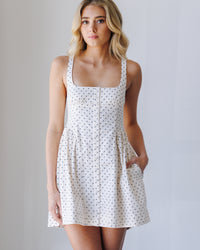 Astrid Oxford Mini Dress - Printed