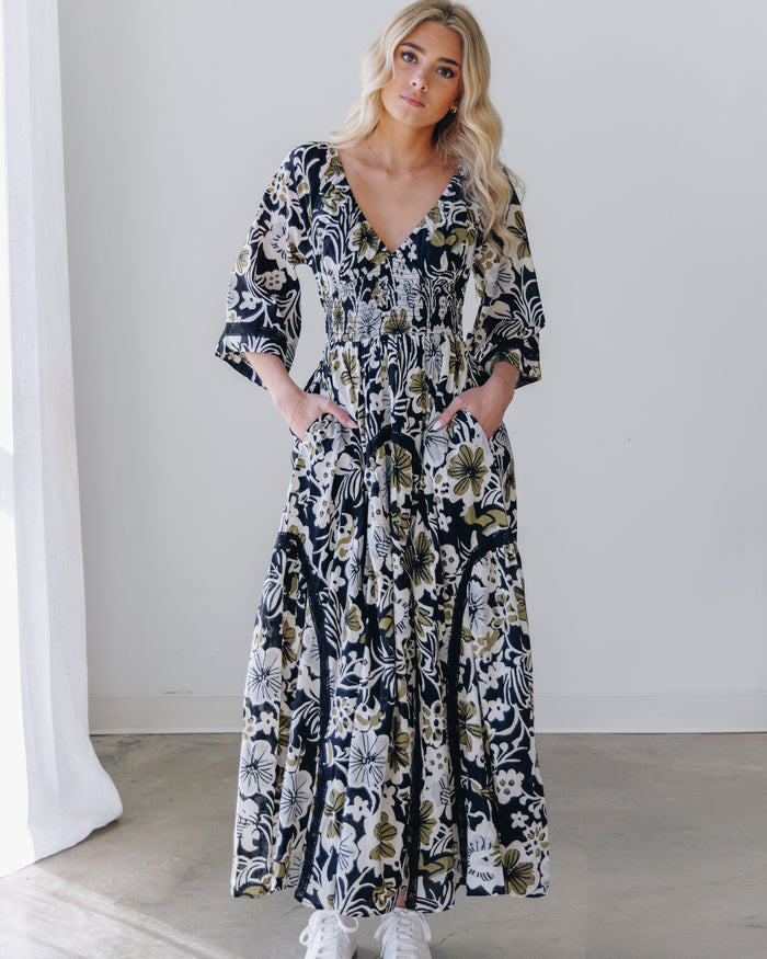 Printed Dixie Maxi Dress