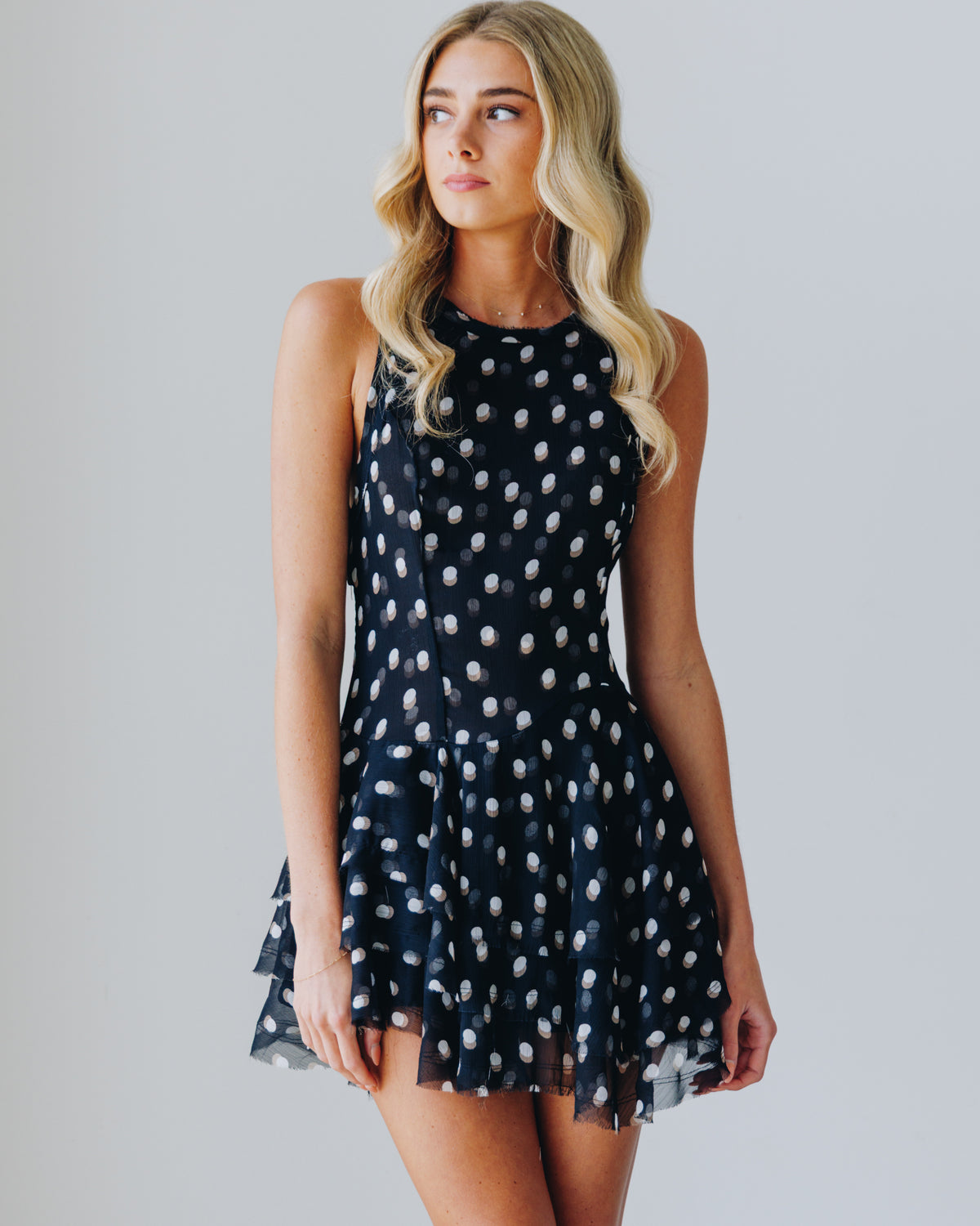 Raven Printed Mini Dress