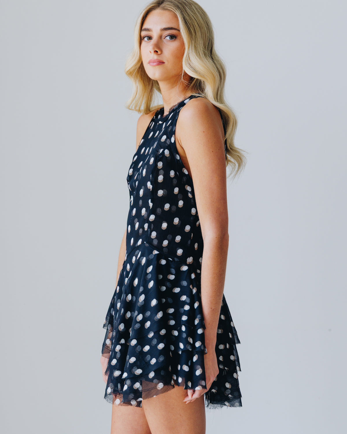 Raven Printed Mini Dress
