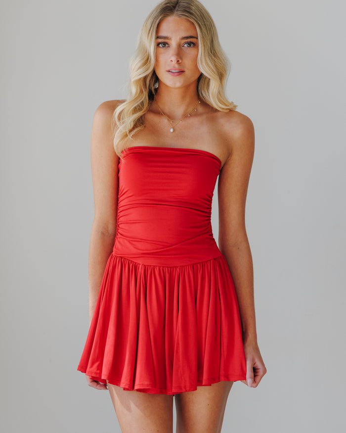 Sophia Braless Mini Dress