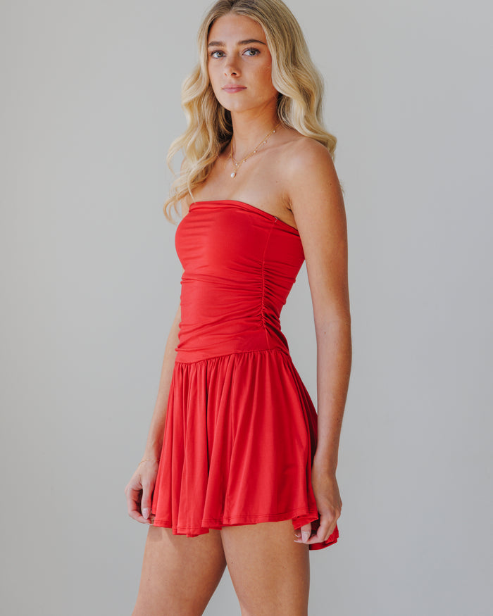 Sophia Braless Mini Dress