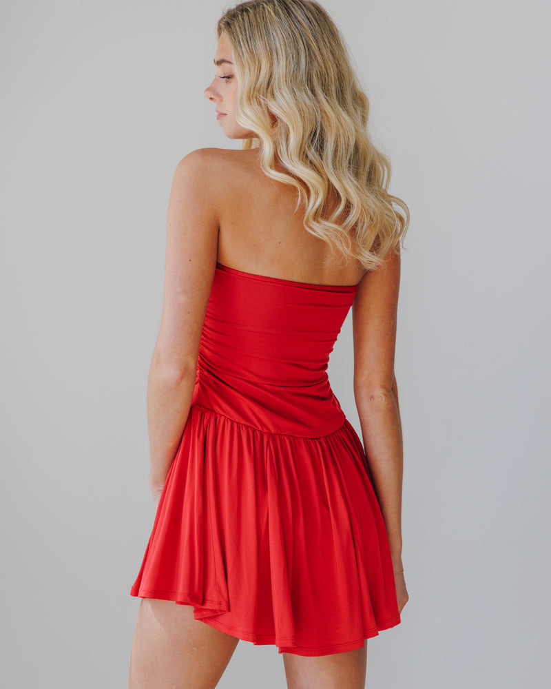 Sophia Braless Mini Dress