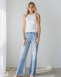 Ribbed High Neck Brami