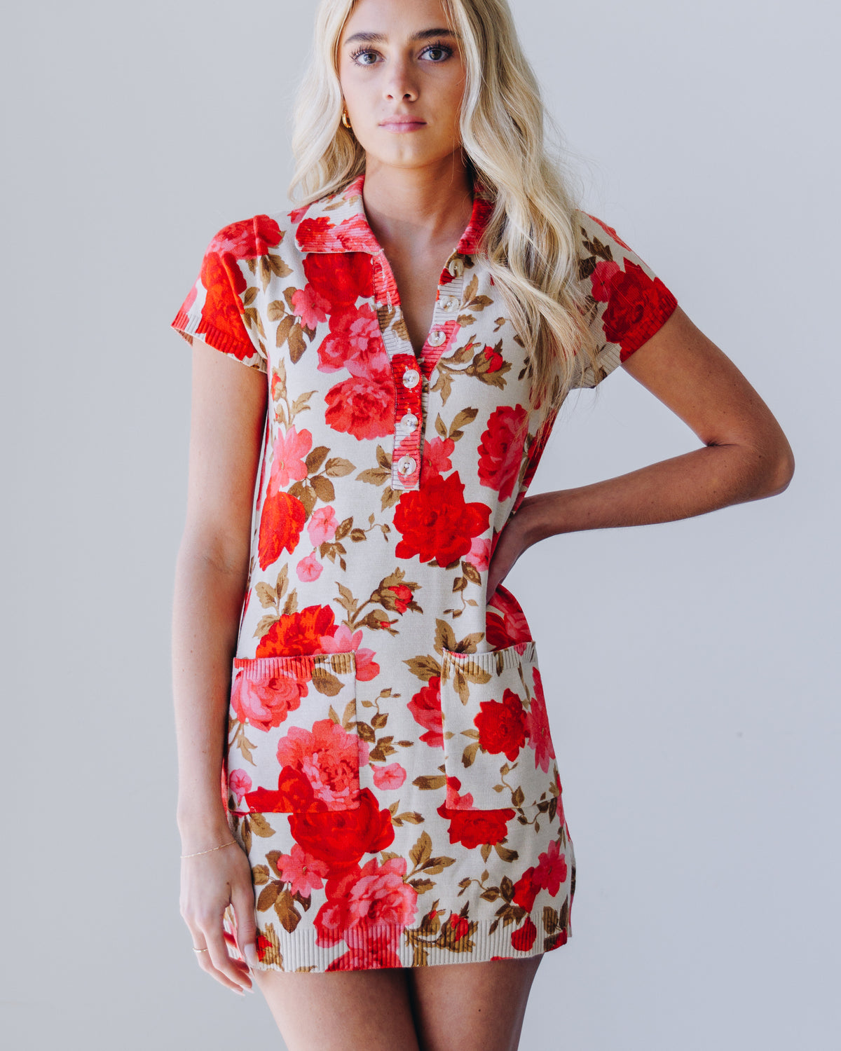 SHOW ME YOUR MUMU Dexter Button Sweater Dress | City and Stars S SHOW ME YOUR MUMU Dexter Button Sweater Dress | City and Stars S