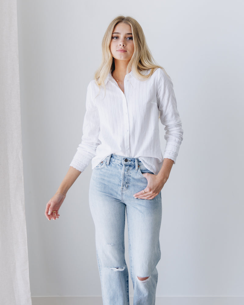 Costa Button Top