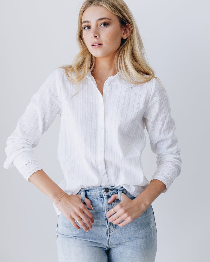 Costa Button Top