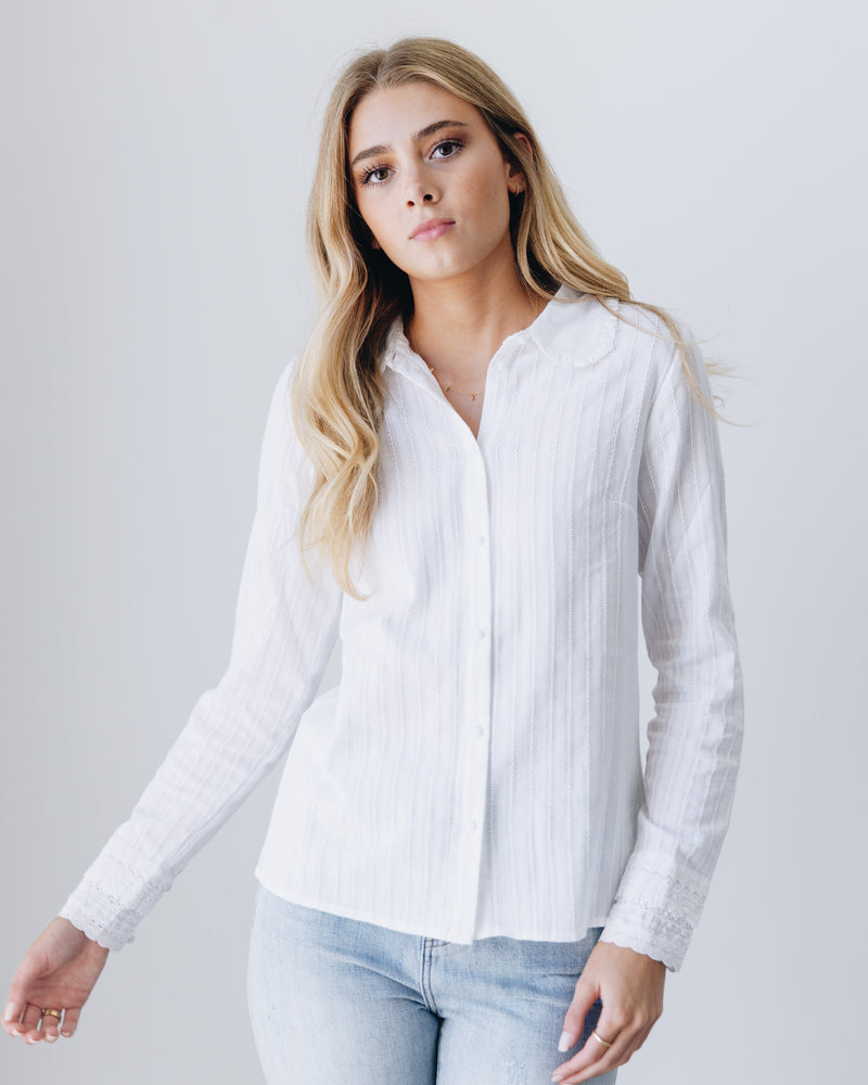 Costa Button Top