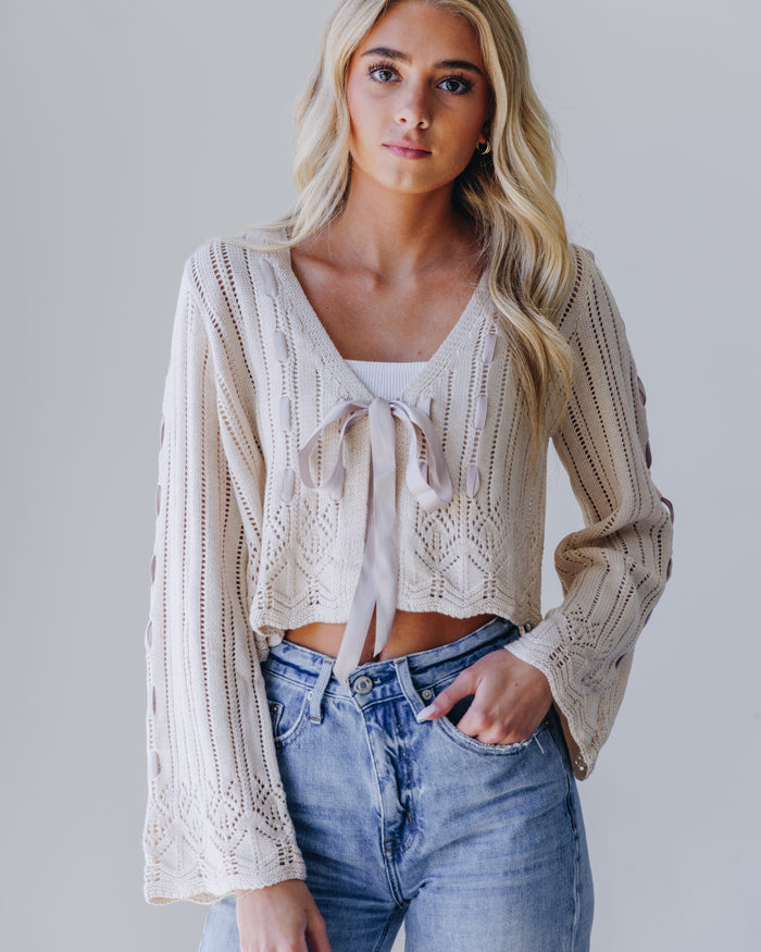 Sophia Ribbon Sweater