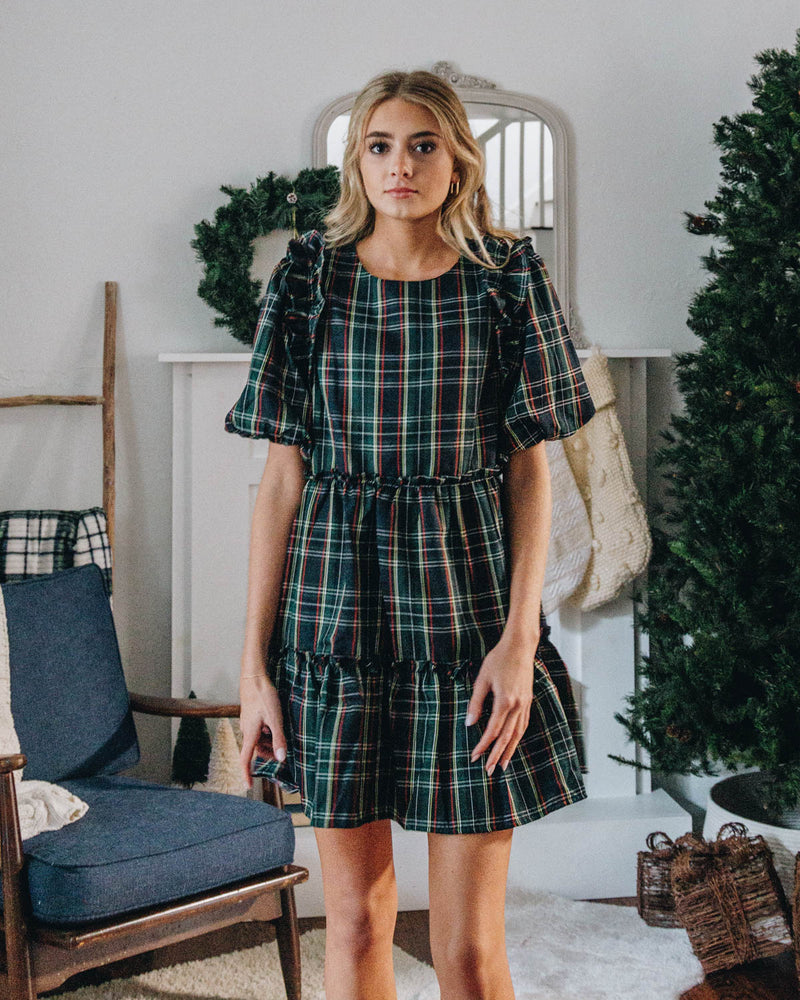 Caroline Plaid Dress
