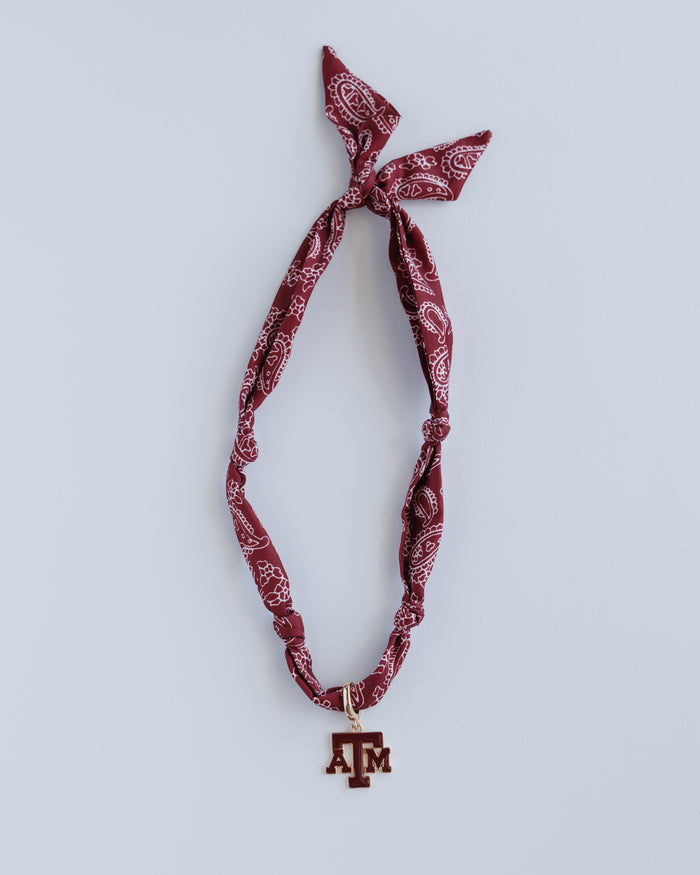 Texas A&M Bandana Scarf Necklace