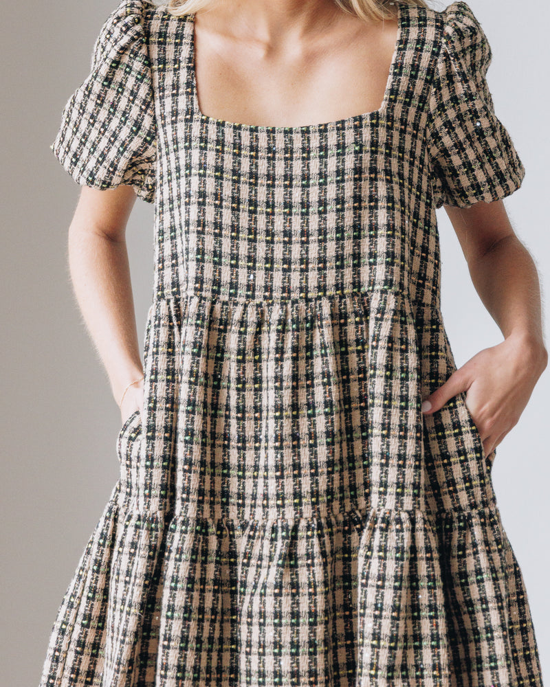 Amber Tweed Dress