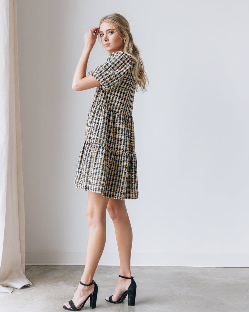 Amber Tweed Dress