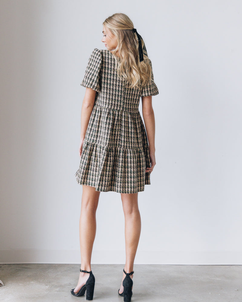 Amber Tweed Dress