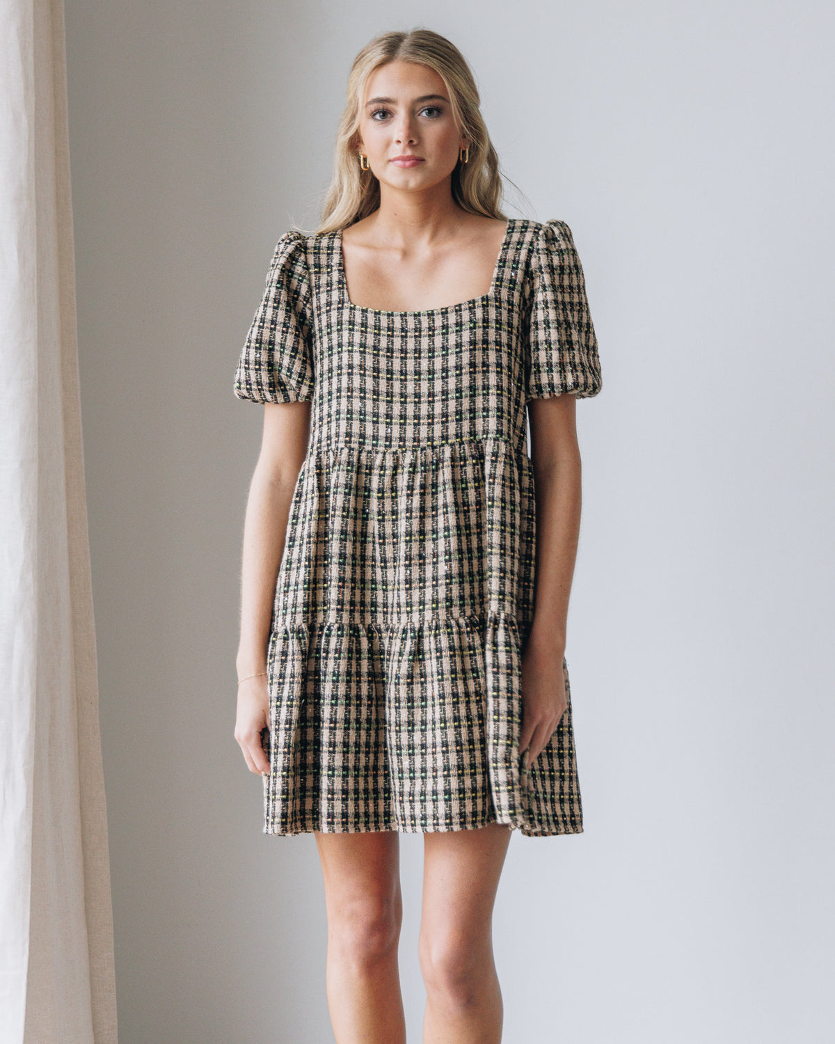 Amber Tweed Dress