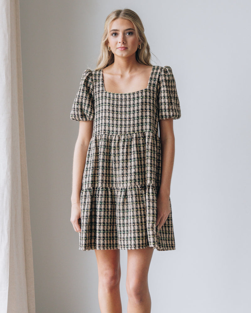 Amber Tweed Dress