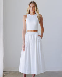 Nantucket Poplin Skirt