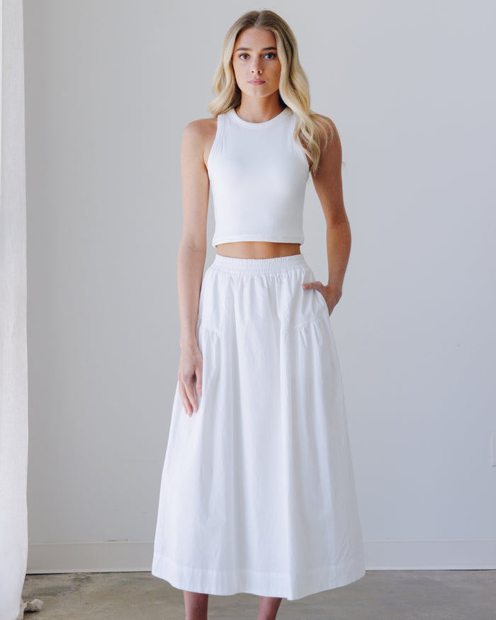 Nantucket Poplin Skirt